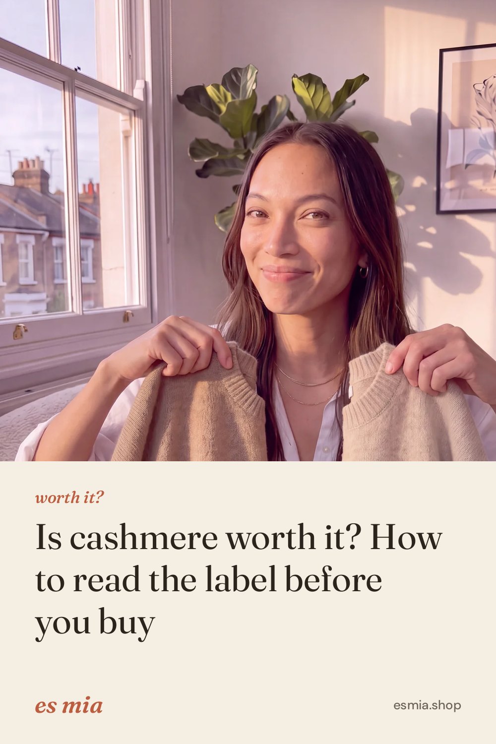Pin: Is cashmere worth it? How to read the label before you buy